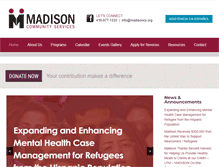 Tablet Screenshot of madisoncs.org